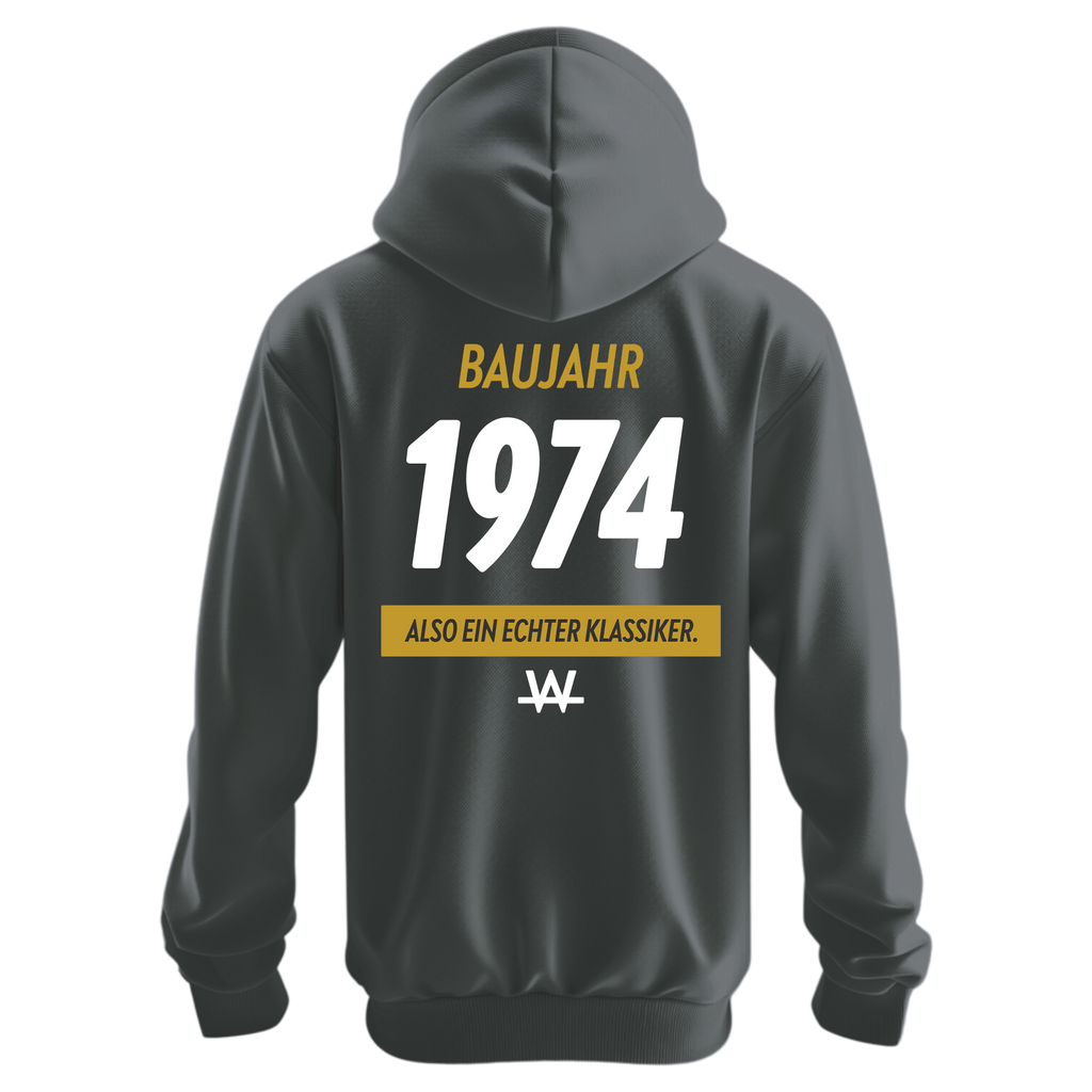 Personalisierbarer Hoodie "Echter Klassiker"