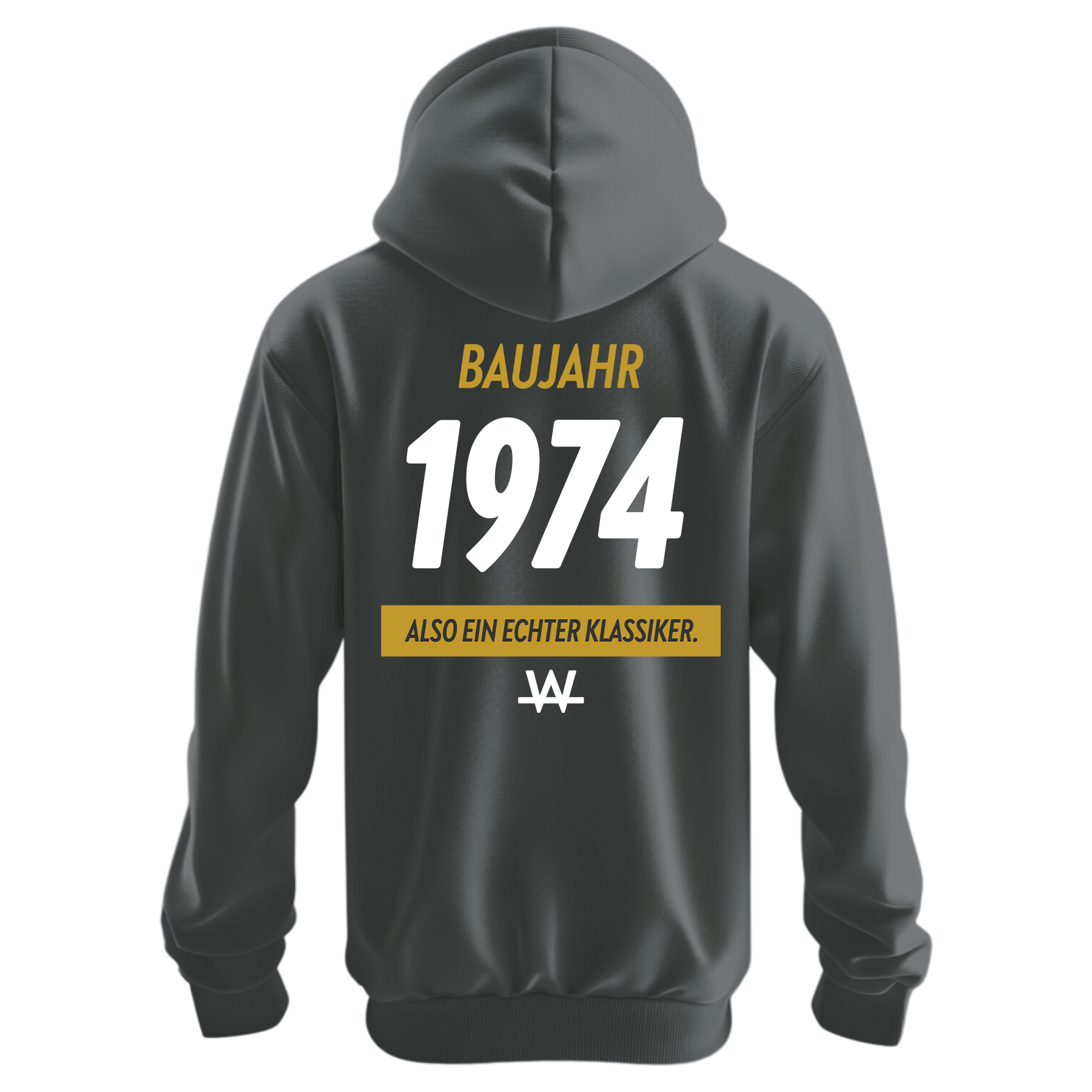 Personalisierbarer Hoodie "Echter Klassiker"