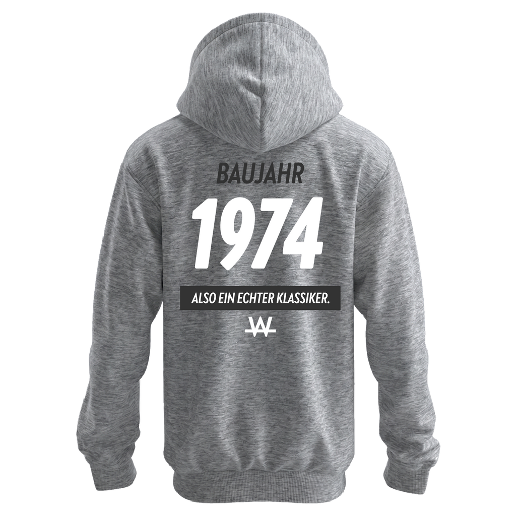 Personalisierbarer Hoodie "Echter Klassiker"