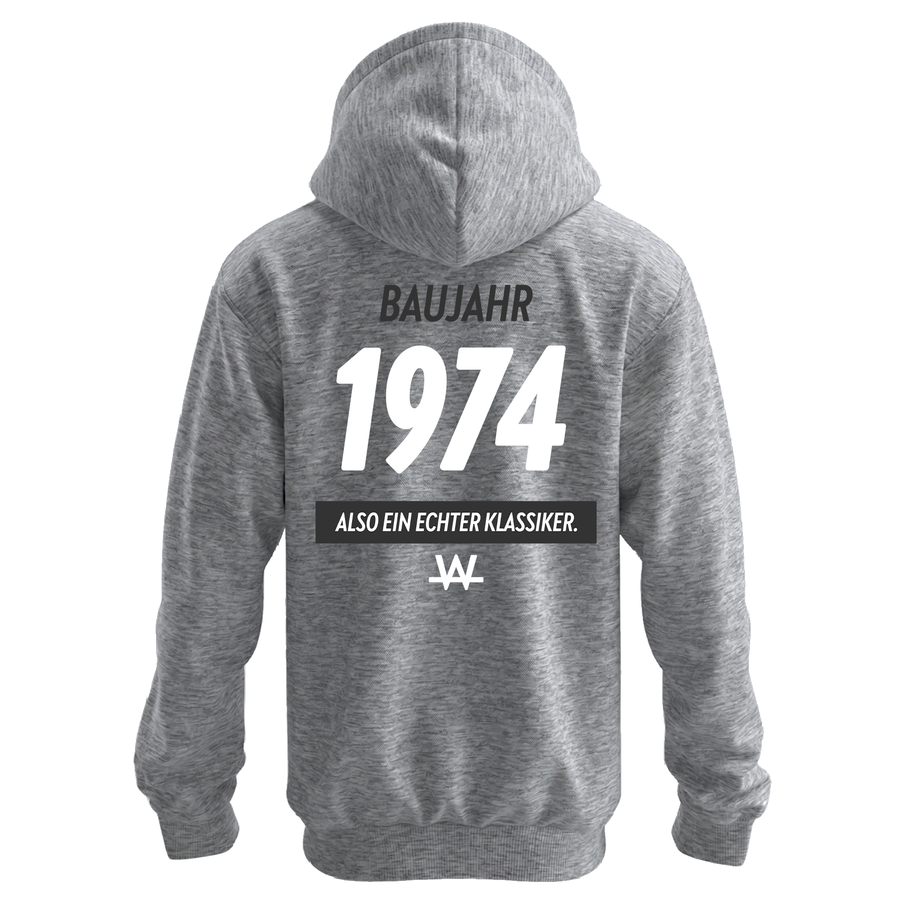 Personalisierbarer Hoodie "Echter Klassiker"