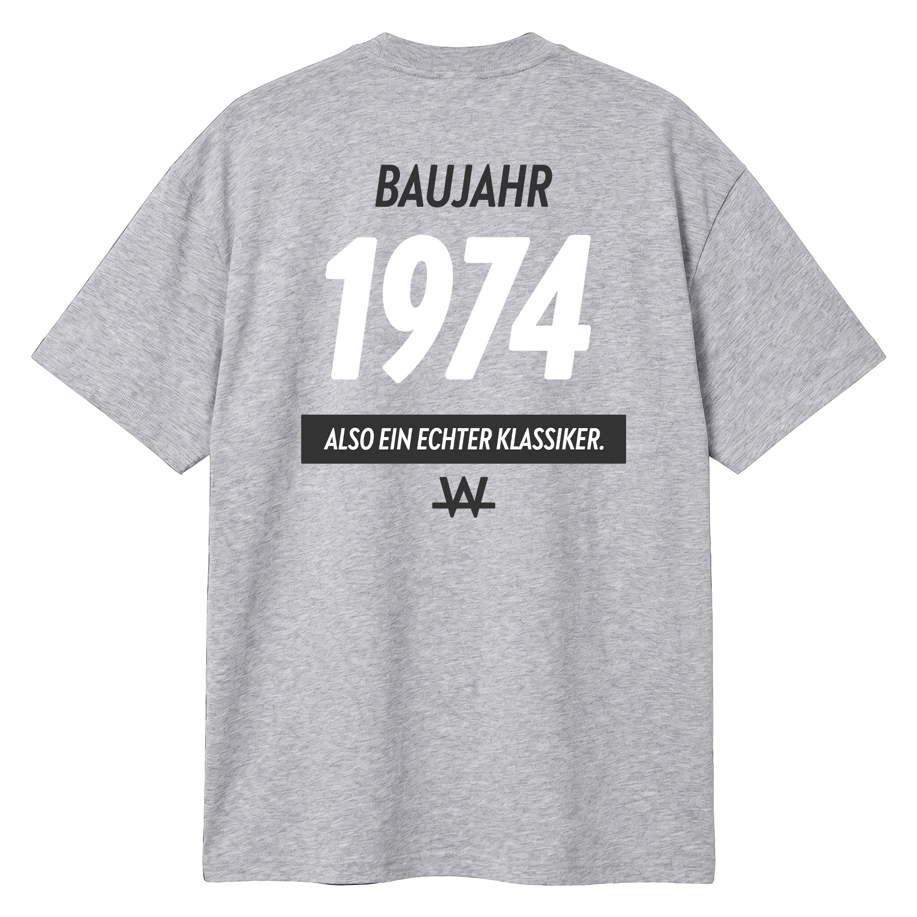 Personalisierbares Shirt "Echter Klassiker"