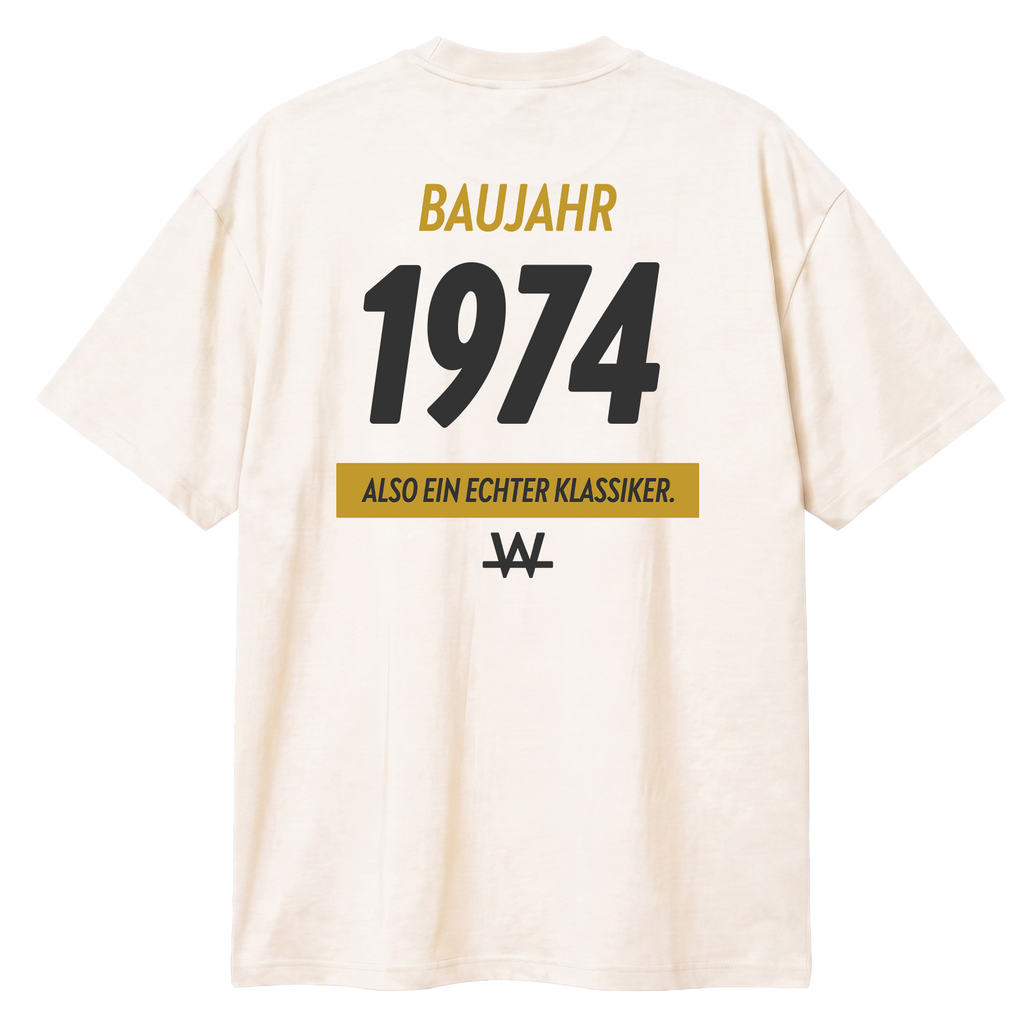 Personalisierbares Shirt "Echter Klassiker"