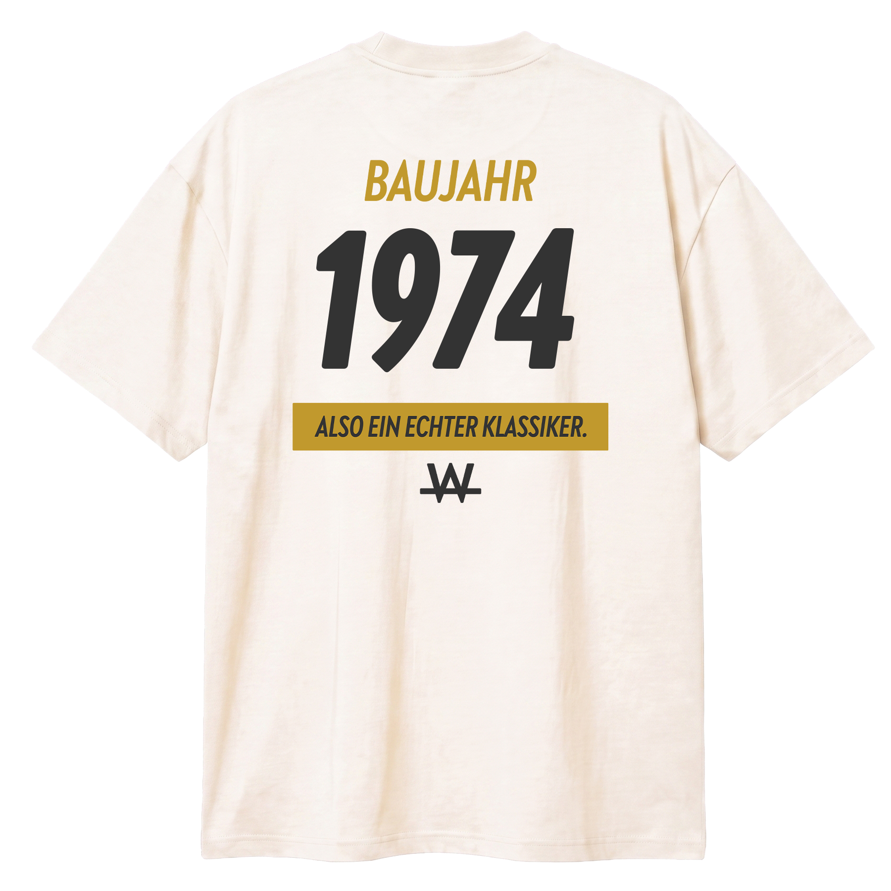 Personalisierbares Shirt "Echter Klassiker"