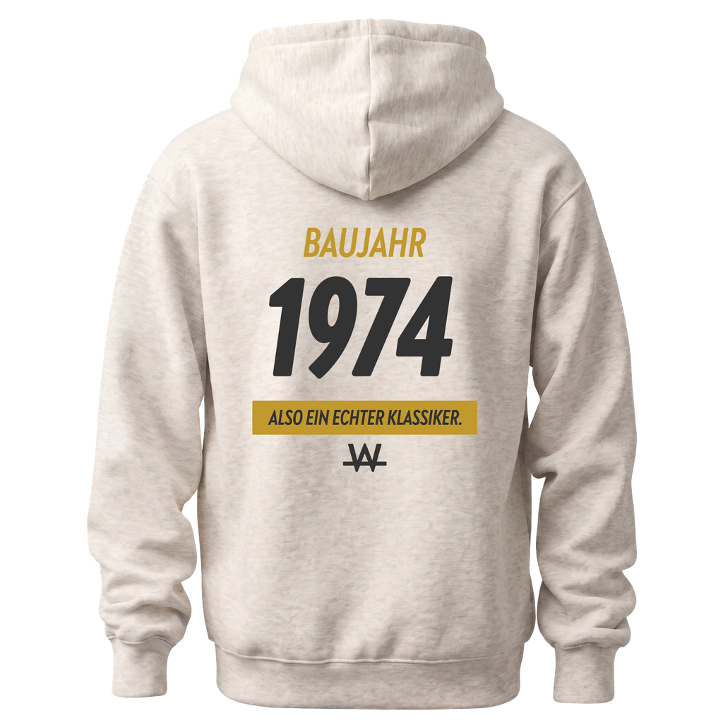 Personalisierbarer Hoodie "Echter Klassiker"