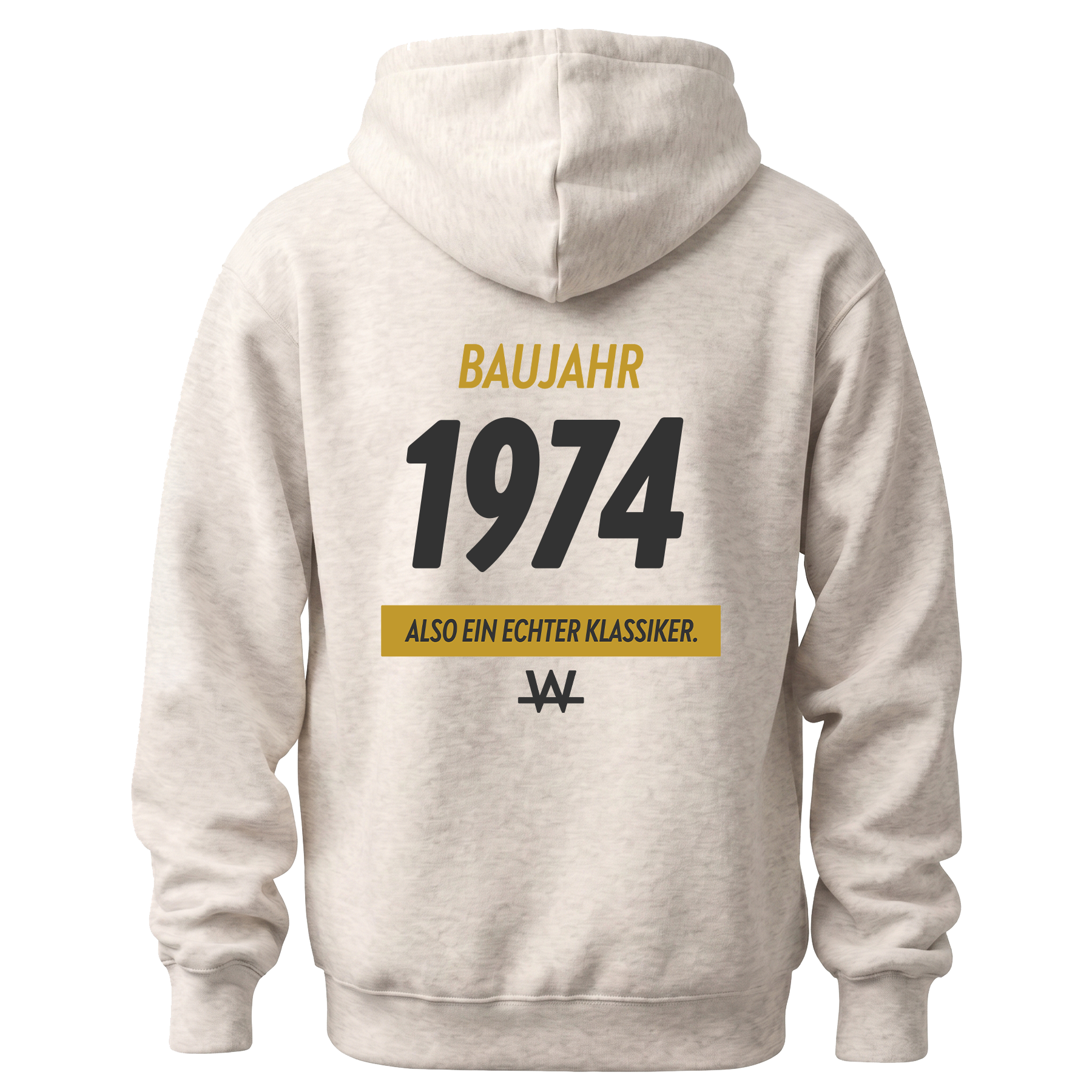 Personalisierbarer Hoodie "Echter Klassiker"